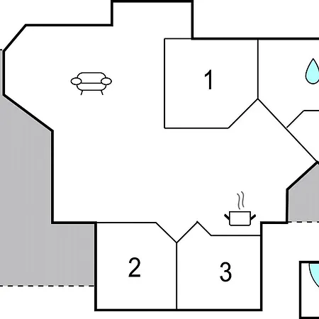 Dom wakacyjny 3 Bedroom Awesome In *